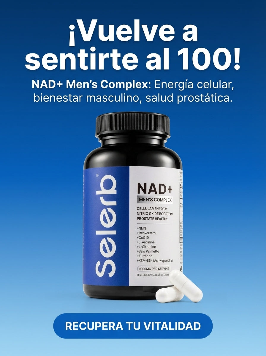 NAD+ Men's Complex – Energía, Rendimiento y Vitalidad Masculina (60 Cápsulas)