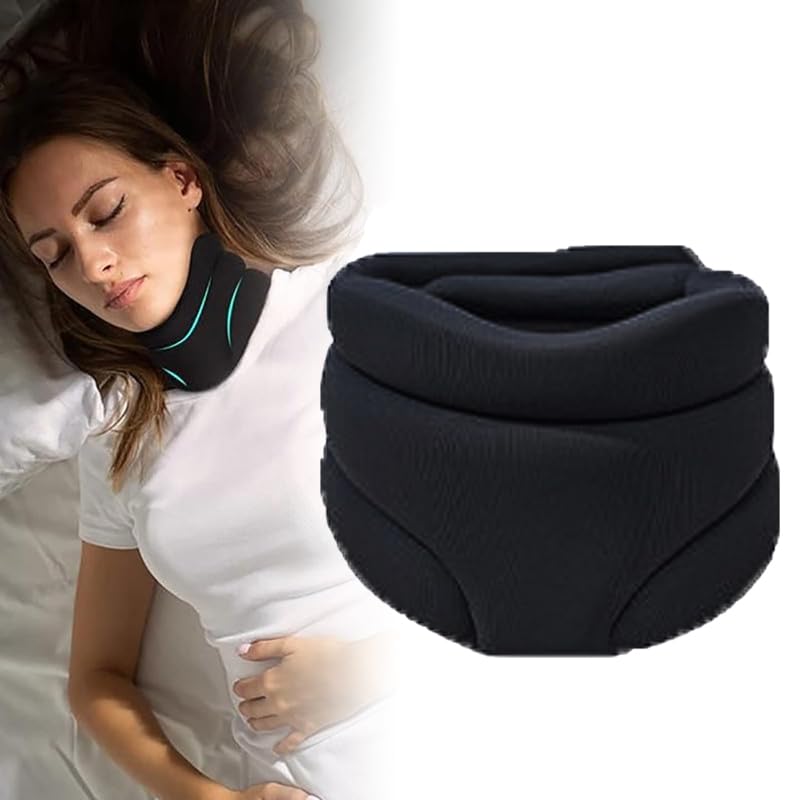 SnoreLess™ - Soporte Ergonómico para el Cuello Antirronquidos y Alineación Cervical