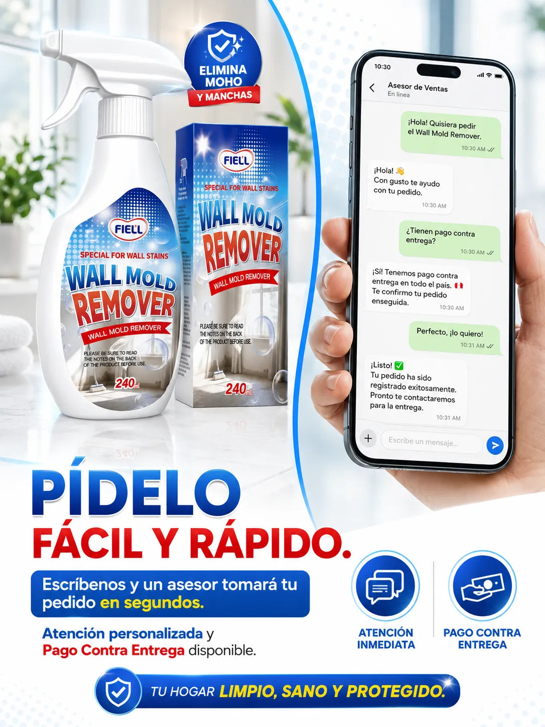 Wall Mold Remover Spray (240ml)