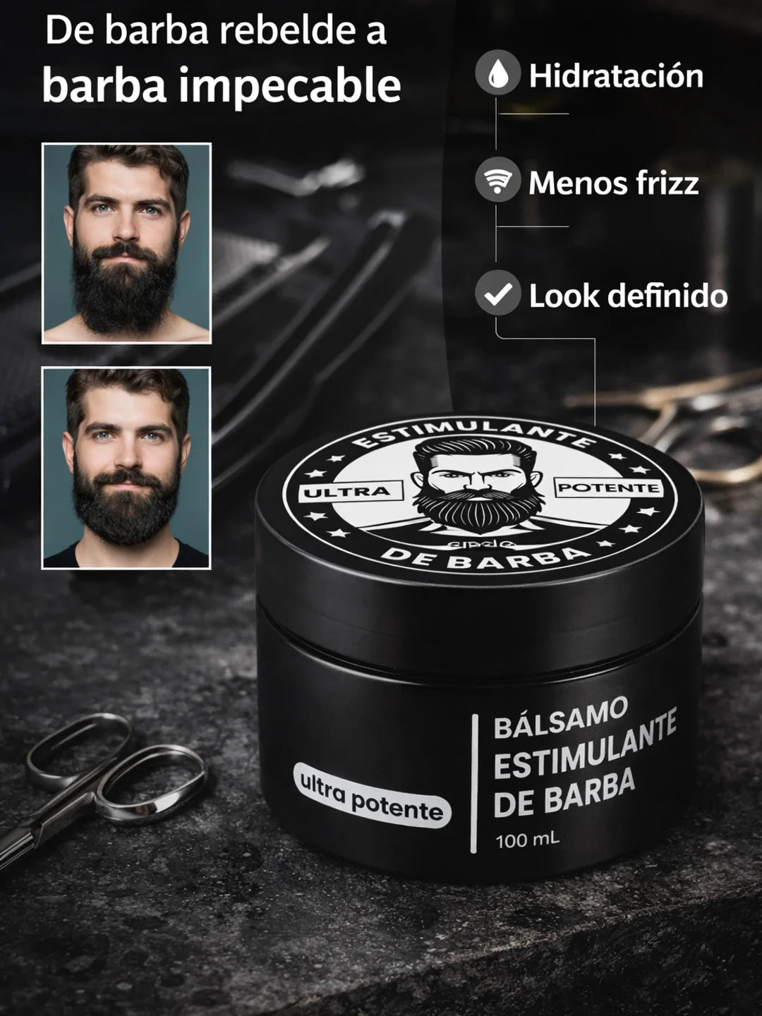 APOLO - Estimulante ultra potente de barba (100 ml)