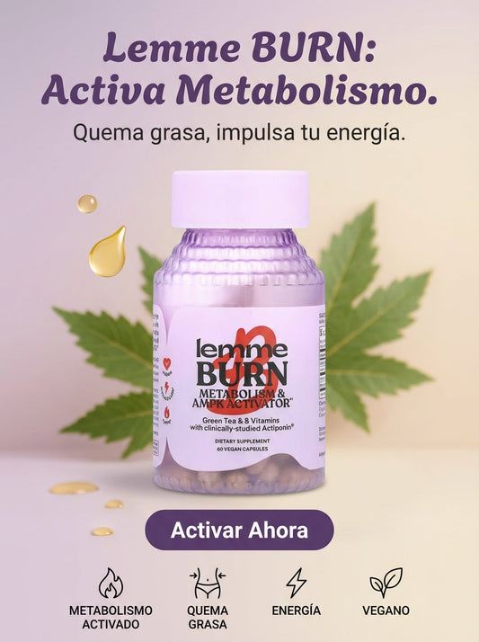 Lemme Burn – Cápsulas para Activar el Metabolismo y Control del Peso (60 Cápsulas)