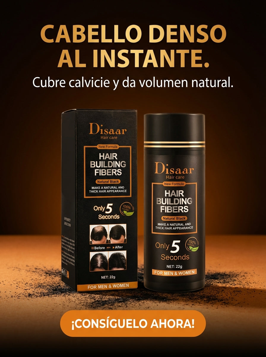 Hair Building Fibers – Fibras Capilares de Queratina para Cabello Más Denso y Natural (22 gr)