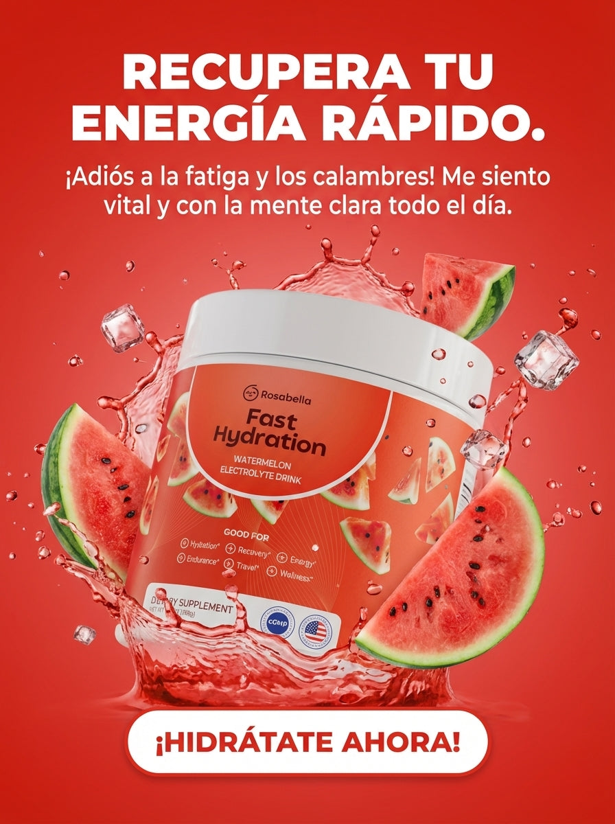Fast Hydration – Polvo de Electrolitos para Hidratación Rápida y Energía Diaria (158 g)