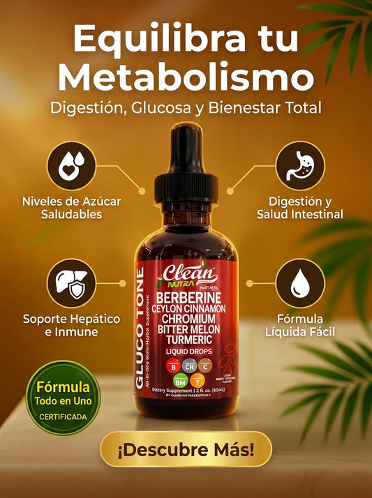 Clean Nutra Berberine - apoyo natural para el cuerpo (60ml)