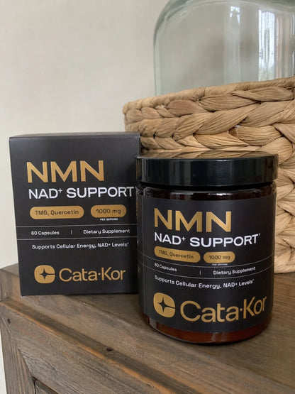 CataKor - NMN con Quercetina, Resveratrol y TMG para Apoyo de NAD+ y Energía Celular (60 cápsulas)