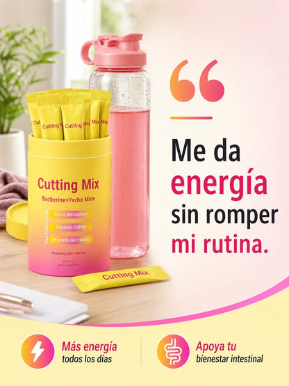 Cutting Mix Berberine + Yerba Mate - Acelera el metabolismo, Aumenta la energía y Favorece la salud intestinal