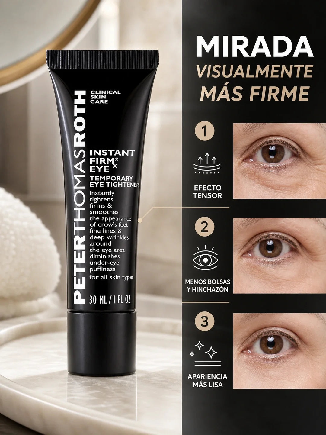 Peter Thomas Roth - Tensor de ojos y suaviza la apariencia de las líneas finas (30ml)