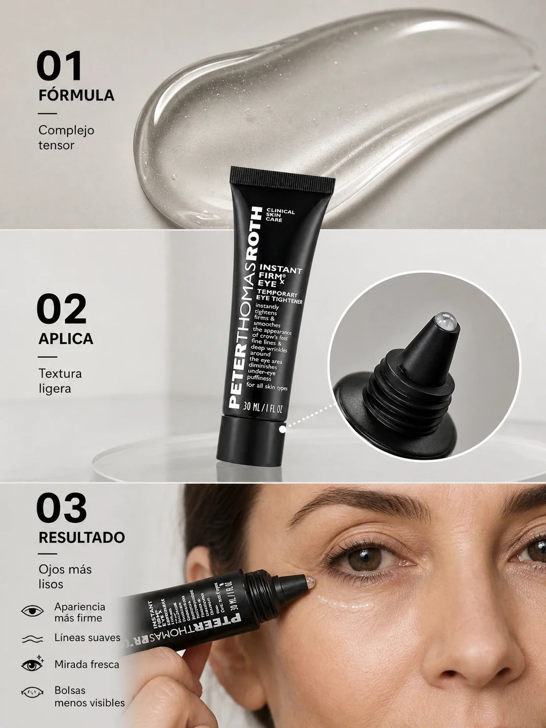 Peter Thomas Roth - Tensor de ojos y suaviza la apariencia de las líneas finas (30ml)